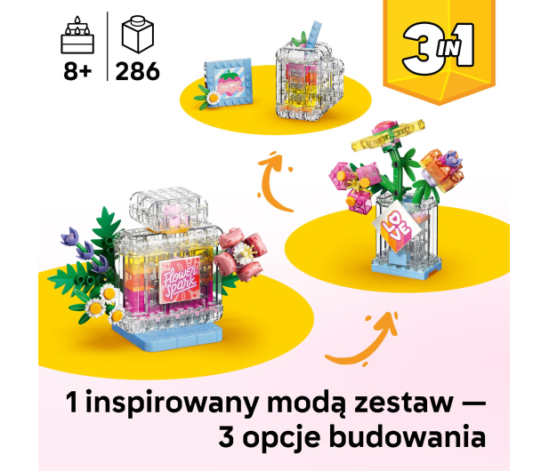 LEGO CREATOR 31383 Flakon perfum z kwiatową ozdobą - 1529740 - zdjęcie 4